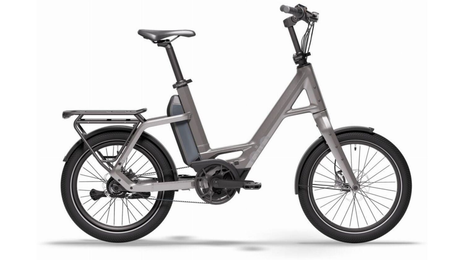 QiO Compact P5 545 Wh E-Kompaktrad 20" lead metal 48 cm