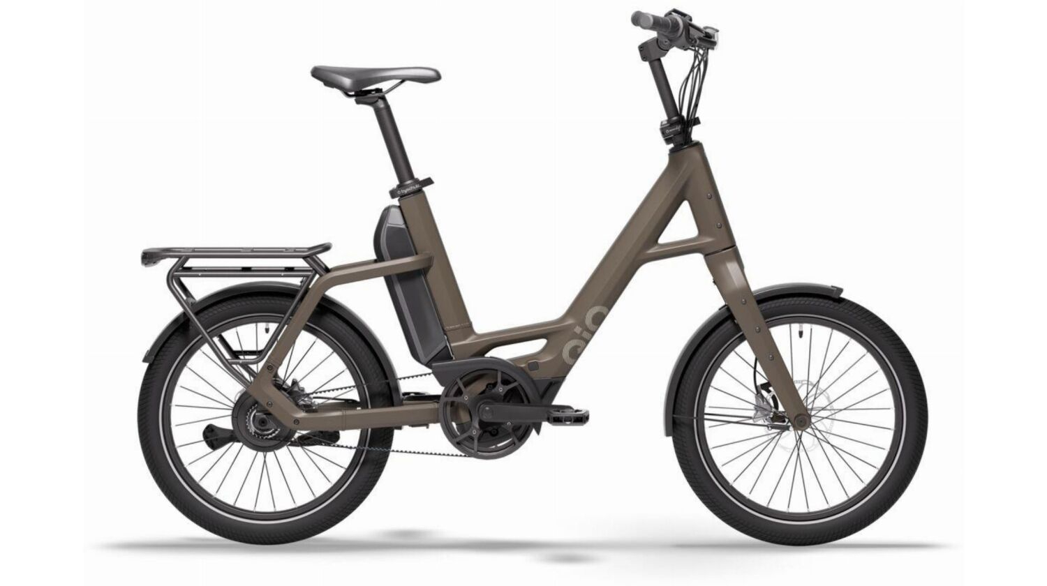 QiO Compact PE Enviolo TR 545 Wh E-Kompaktrad 20" dark olive matt 48 cm