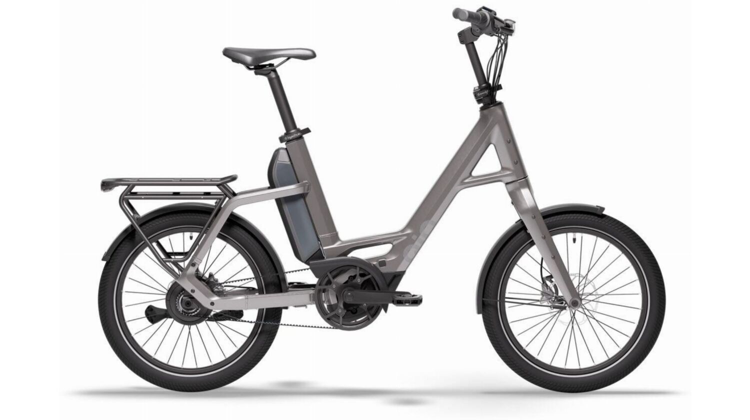 QiO Compact PE Enviolo TR 545 Wh E-Kompaktrad 20" lead metal 48 cm