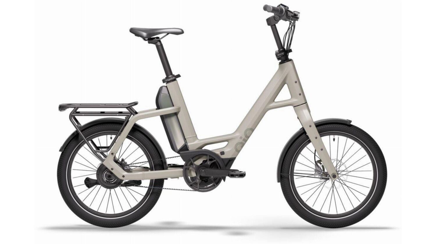 QiO Compact PE Enviolo TR 545 Wh E-Kompaktrad 20" lunar white matt 48 cm