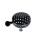Basil Ding Dong Glocke Polkadot black/white dots, Metall, Ø80mm