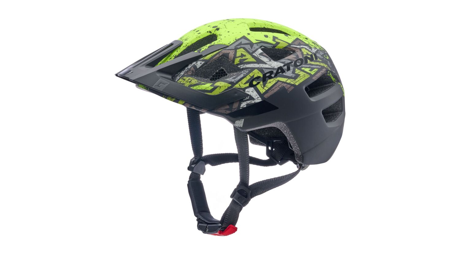 Cratoni Maxster Pro Kinder-Helm wild-neonyellow matt S/M (51-56 cm)