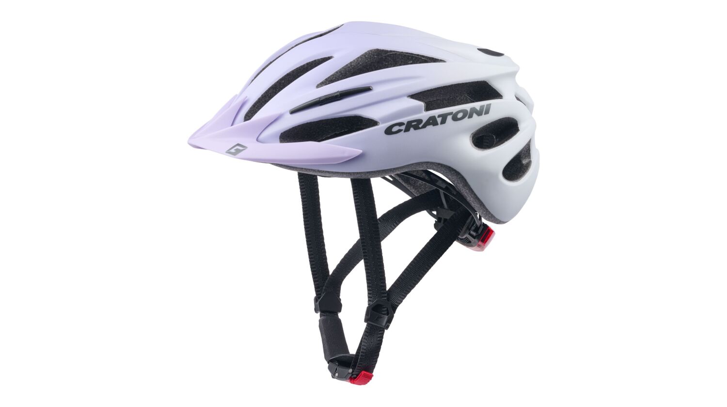 Cratoni Pacer Jr. Kinder-Helm lavender-white matt