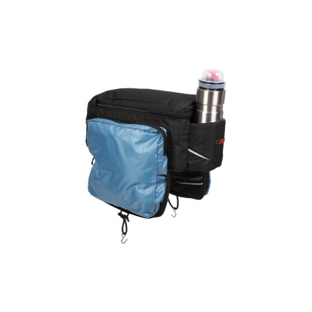 Norco Cody Universal Gep&auml;cktr&auml;gertasche mit ausklappbaren Seitentaschen schwarz 10.5 L