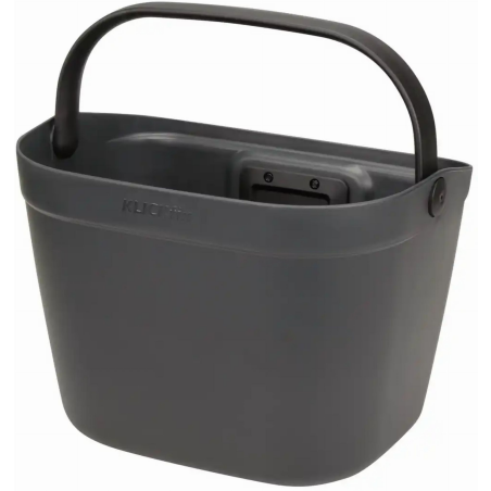 KLICKfix Mio Basket Lenkerkorb granite black 18 L