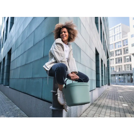 KLICKfix Mio Basket Lenkerkorb granite black 18 L