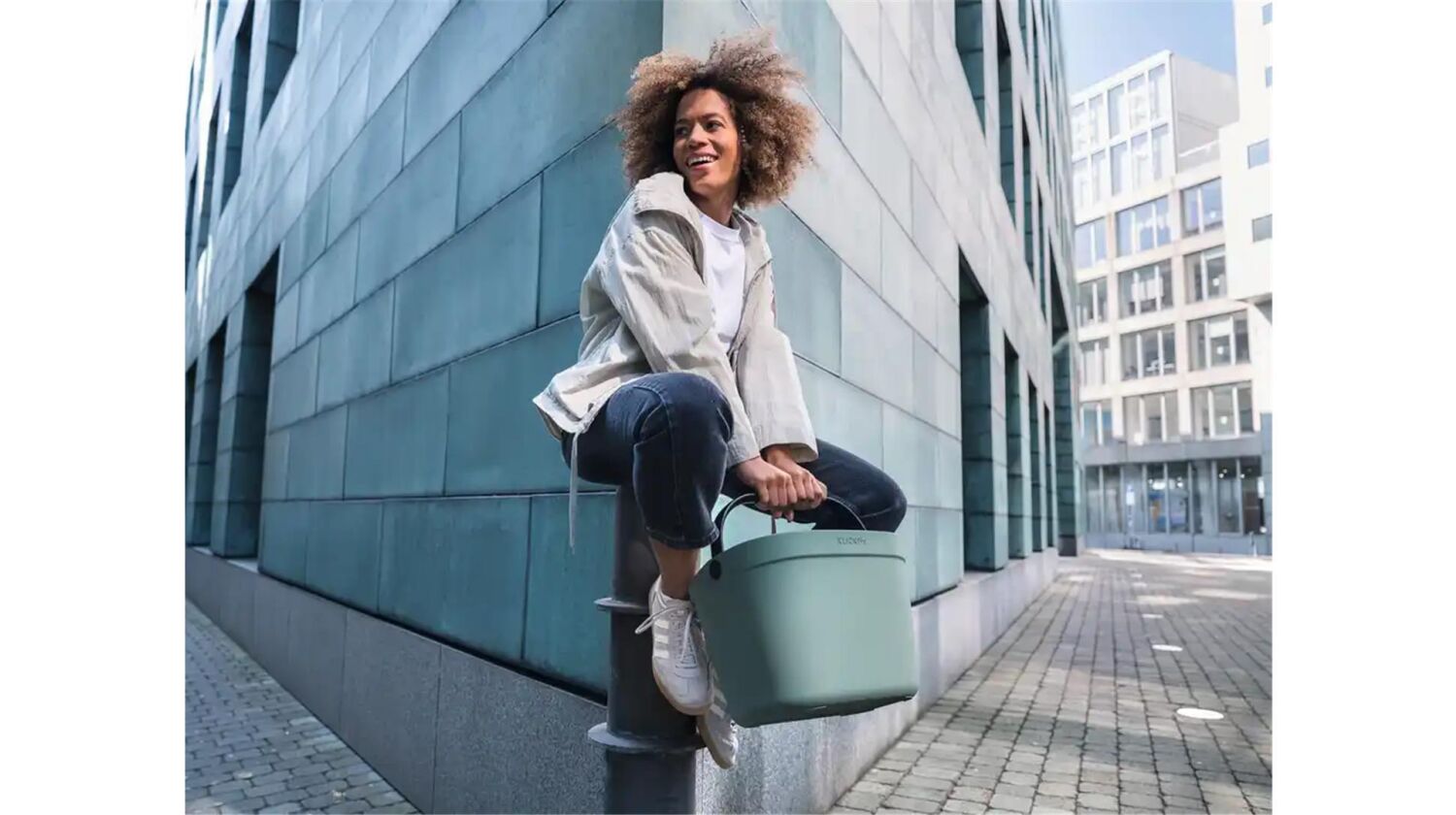 KLICKfix Mio Basket Lenkerkorb polar blue 18 L