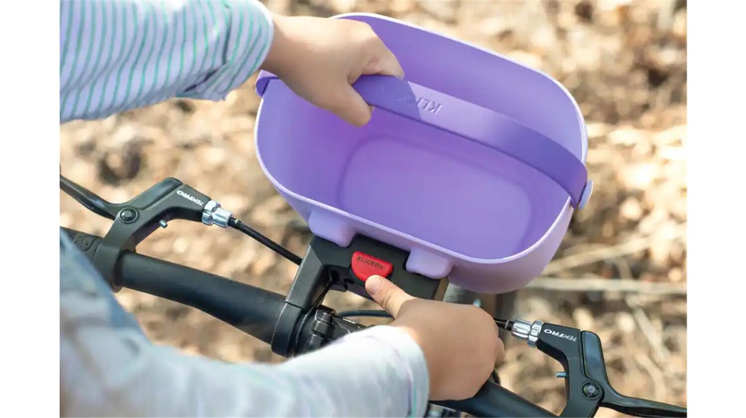 KLICKfix Lori Basket Lenkerkorb lavender 2.5 L