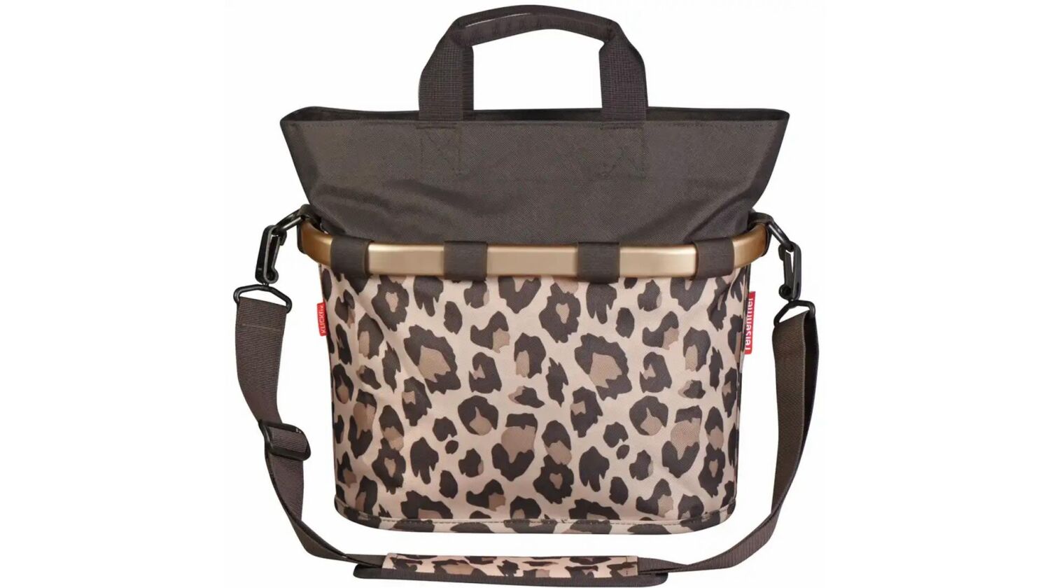KLICKfix Reisenthel Bikebasket Oval S Lenkertasche leo macchiato 12 L
