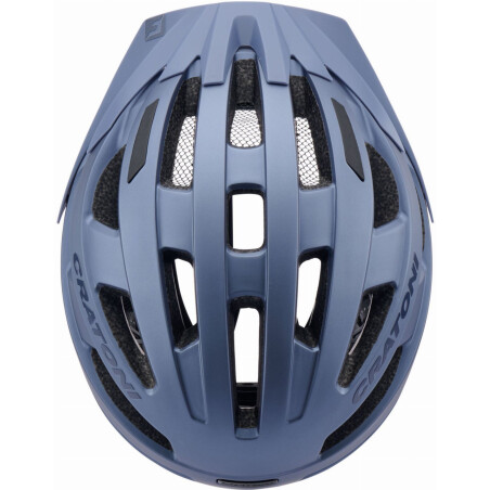 Cratoni Velo-X Helm metallicblue matt