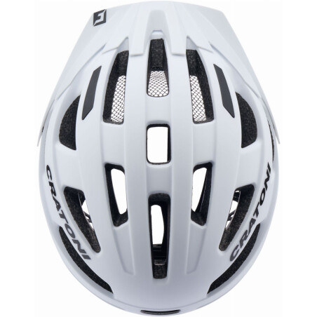 Cratoni Velo-X Helm white matt