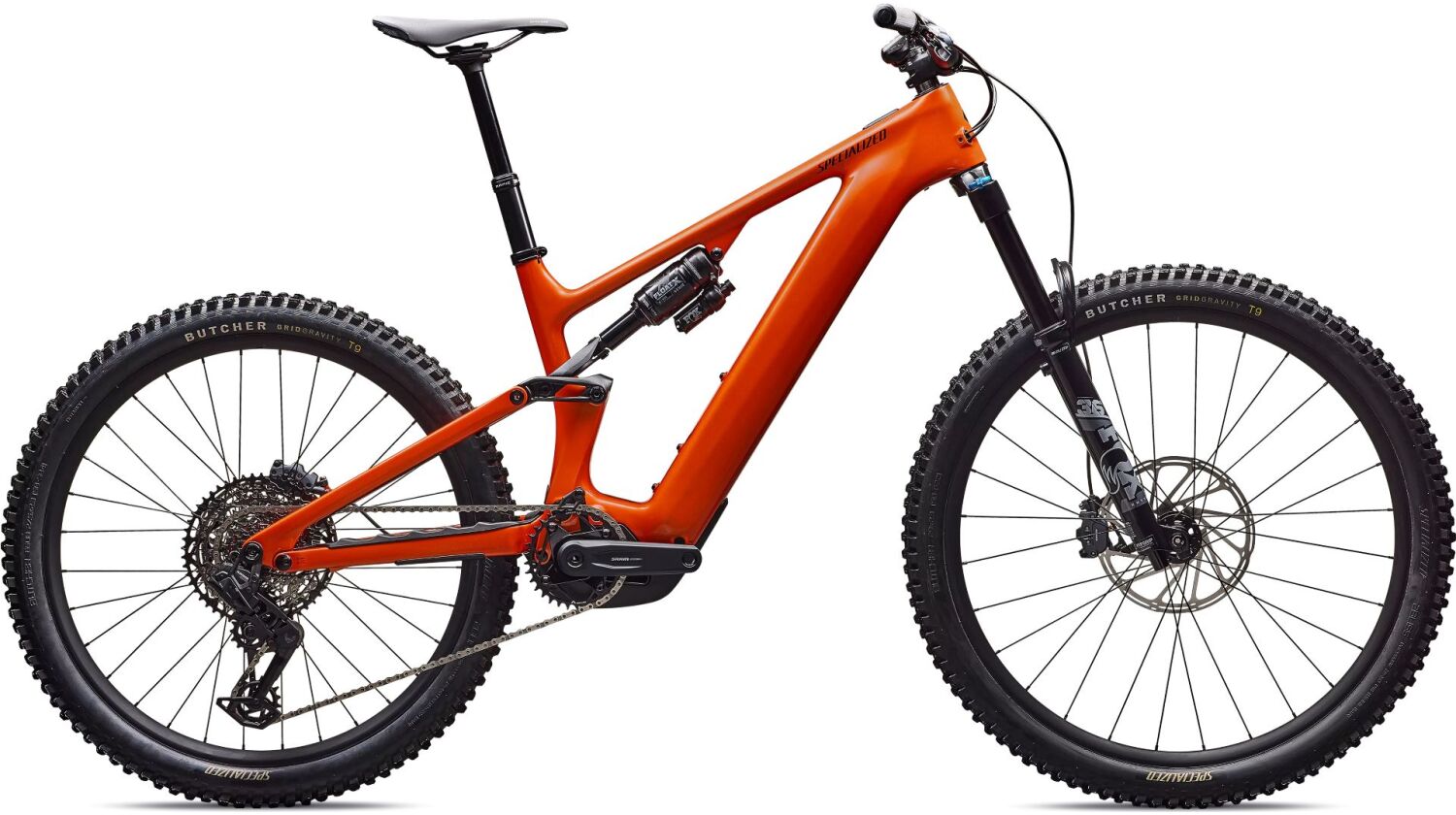 Specialized Levo Comp Carbon G4 NB 840 Wh E-Bike Fully 29"/27,5" Gloss Orange Tint Over Silver Dust/Dark Navy