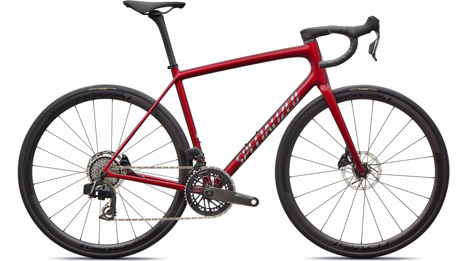 Specialized Aethos 2 Pro AXS Rennrad Diamant 28" Gloss Red Sky/Chrome