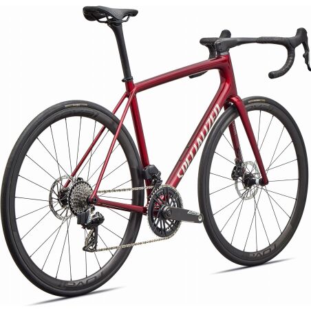 Specialized Aethos 2 Pro AXS Rennrad Diamant 28" Gloss Red Sky/Chrome