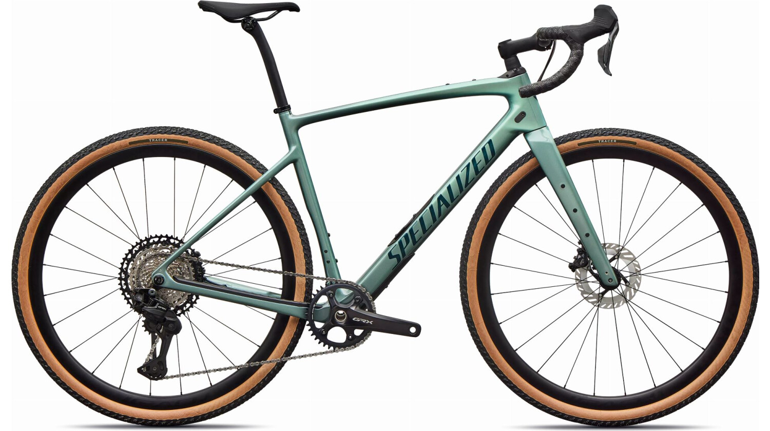 Specialized Diverge 4 Expert DI2 Gravelbike Diamant 28" Fjord Metallic/emerald Metallic