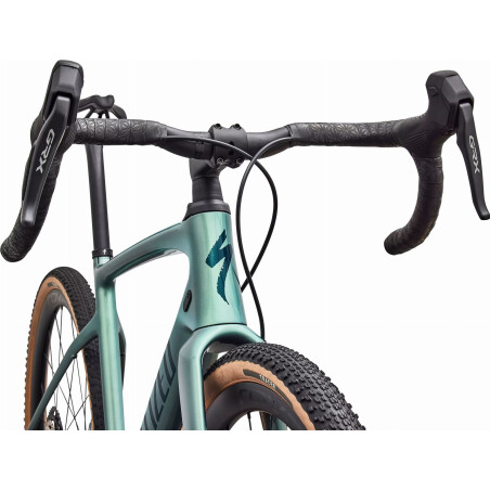 Specialized Diverge 4 Expert DI2 Gravelbike Diamant 28" Fjord Metallic/emerald Metallic