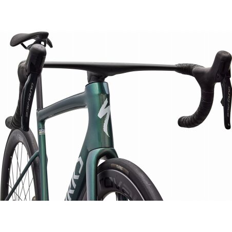 Specialized S-Works Tarmac SL8 DI2 Rennrad Diamant 28" Gloss Premium Fjord Metallic/White Metallic Silver