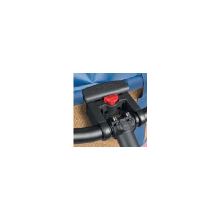 KLICKfix Bikebasket Lenkertasche Bastlook raffia blue