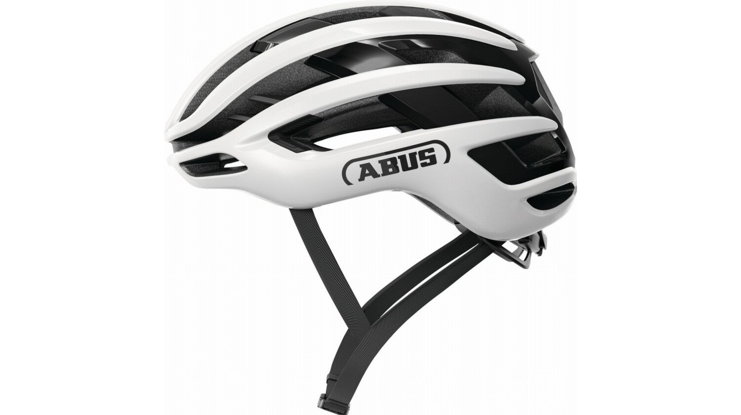 Abus AirBreaker 2.0 Rennrad-Helm shiny white