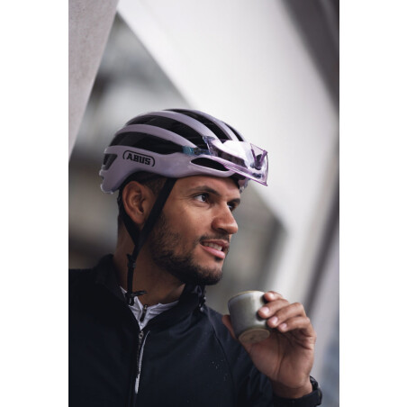Abus AirBreaker 2.0 Rennrad-Helm shiny white