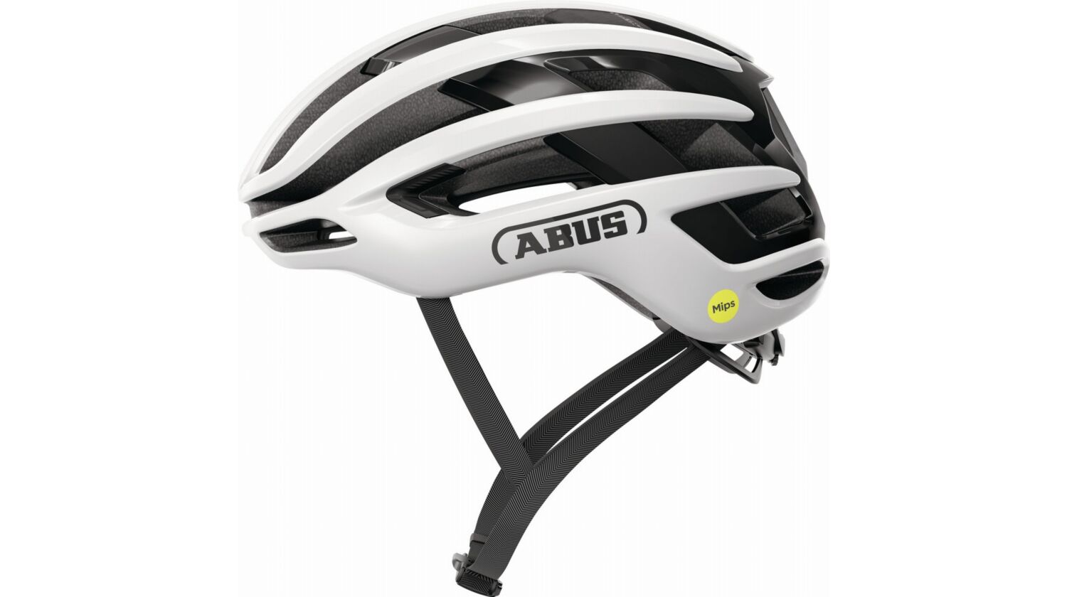 Abus AirBreaker 2.0 Mips Rennrad-Helm shiny white