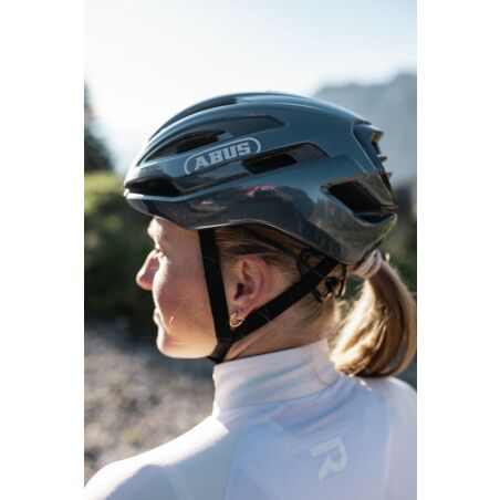 Abus Taipan Rennrad-Helm shiny white