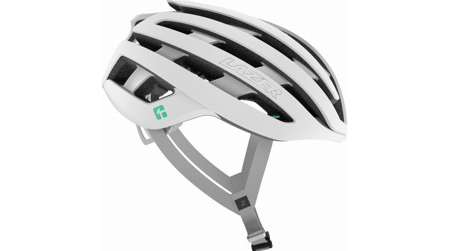Lazer Z1 KinetiCore Rennrad-Helm matte full white