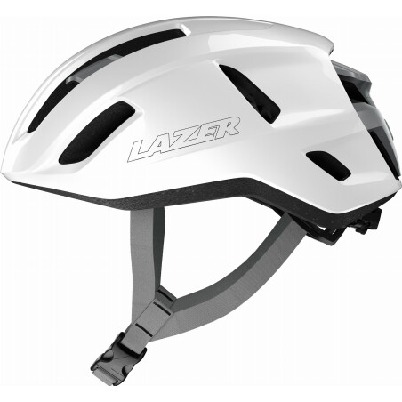 Lazer Sphere KinetiCore Rennrad-Helm white silver