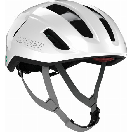 Lazer Sphere KinetiCore Rennrad-Helm white silver
