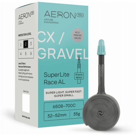 Aeron/TPU CX/Gravel - SuperLite Race AL 32-52 mm Schlauch...