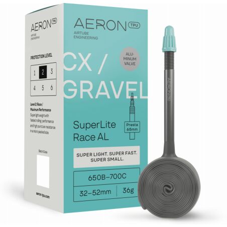 Aeron/TPU CX/Gravel - SuperLite Race AL 32-52 mm Schlauch...
