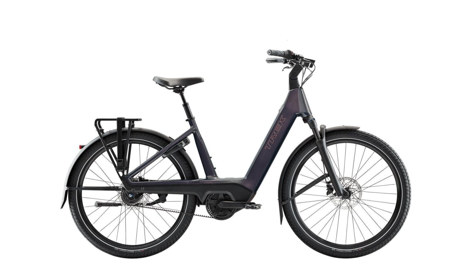 Trek Charter+ 4 Nexus 5 Belt Lowstep 800 Wh E-Bike Wave 27,5" covellite blue