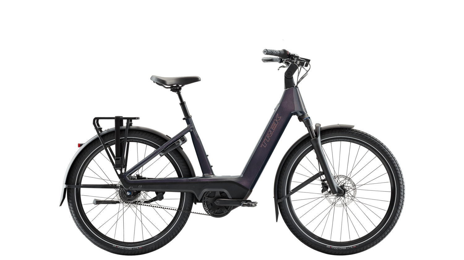 Trek Charter+ 4 Nexus 5 Belt Lowstep 800 Wh E-Bike Wave 27,5" covellite blue