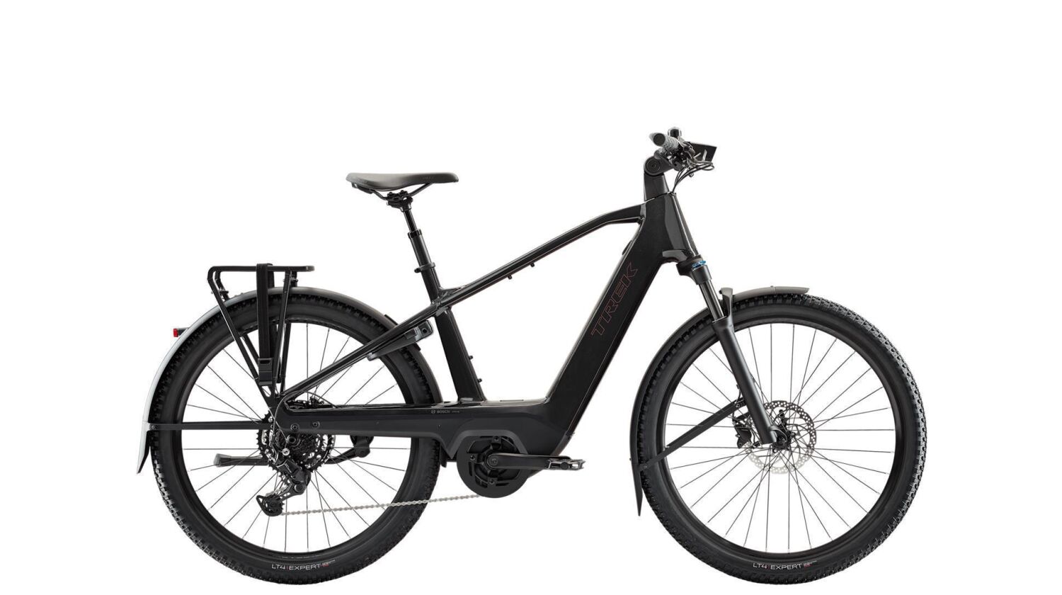 Trek Charter+ 4 Trail 800 Wh E-Bike Diamant 27,5" dark web
