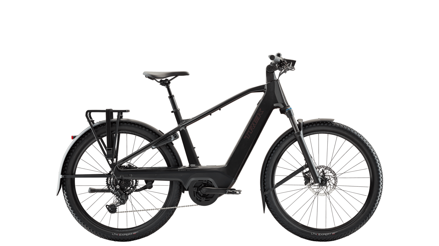 Trek Charter+ 4 Trail 800 Wh E-Bike Diamant 27,5" dark web