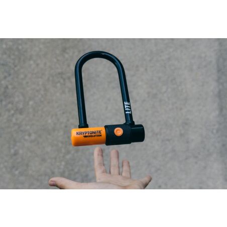 Kryptonite Evolution Lite Mini-6 B&uuml;gelschloss orange/schwarz