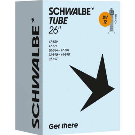 Schwalbe Standard Schlauch 26" NR. 12 schwarz ETRTO...