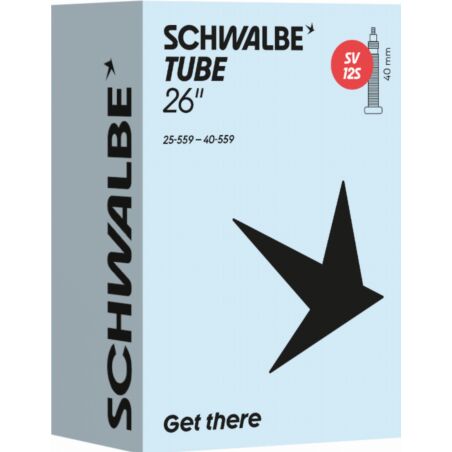 Schwalbe Standard Schlauch 26" NR. 12S schwarz ETRTO 25/40-559