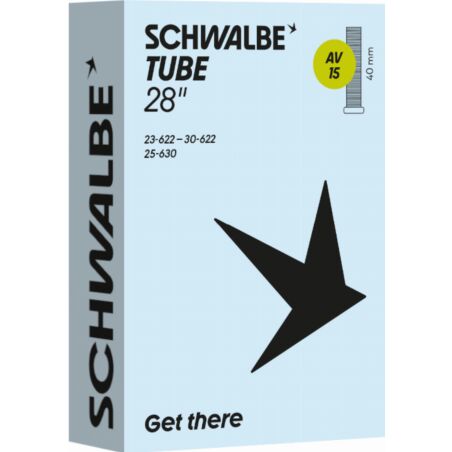 Schwalbe Standard Schlauch 28" NR. 15 schwarz ETRTO...