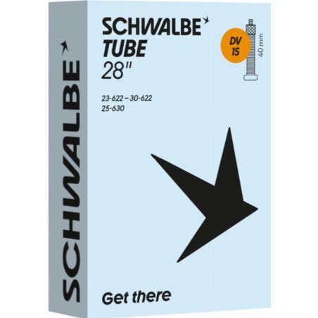 Schwalbe Standard Schlauch 28" NR. 15 schwarz ETRTO...