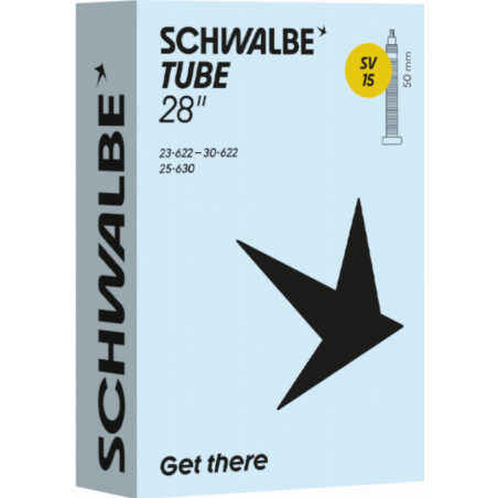 Schwalbe Standard Schlauch 28" NR. 15 schwarz ETRTO 23/30-622/630