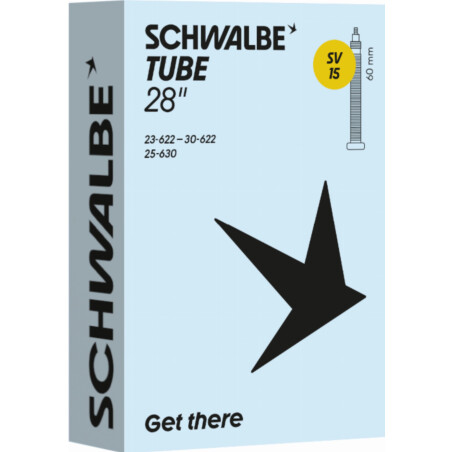 Schwalbe Standard Schlauch 28" NR. 15 schwarz ETRTO 23/30-622/630