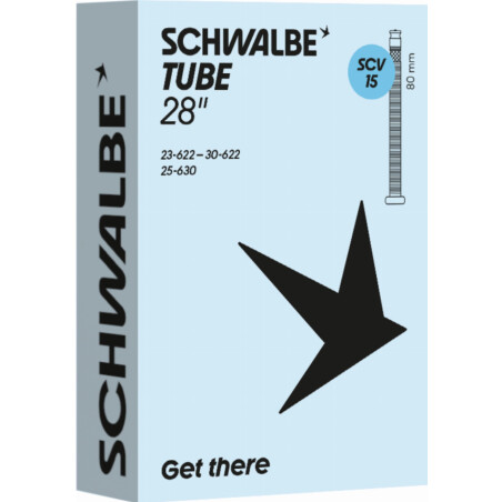 Schwalbe Standard Schlauch 28" NR. 15 schwarz ETRTO 23/30-622/630