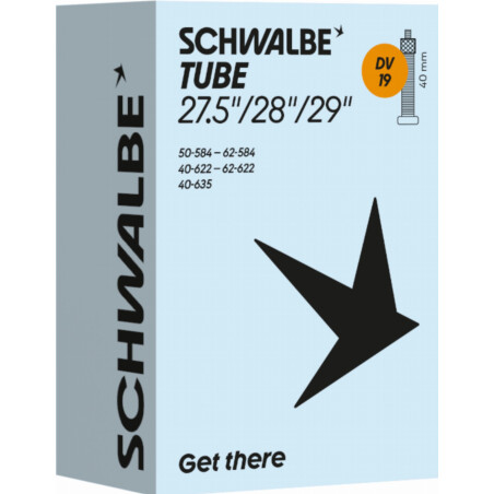 Schwalbe Standard Schlauch 27,5"/28"/29" NR. 19 schwarz ETRTO 40/62-584/635