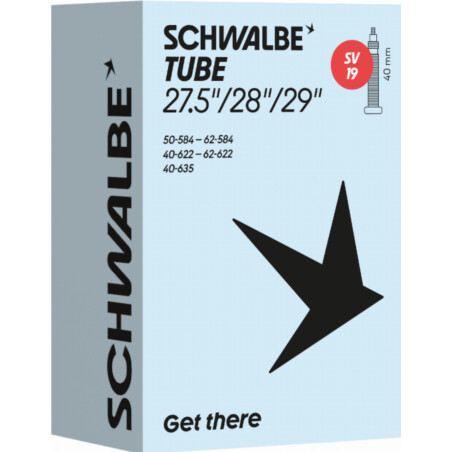 Schwalbe Standard Schlauch 27,5"/28"/29" NR. 19 schwarz ETRTO 40/62-584/635