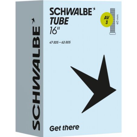 Schwalbe Standard Schlauch 16" NR. 3 schwarz ETRTO...