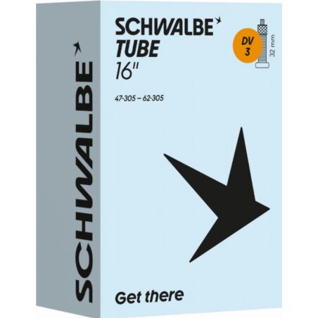 Schwalbe Standard Schlauch 16" NR. 3 schwarz ETRTO...