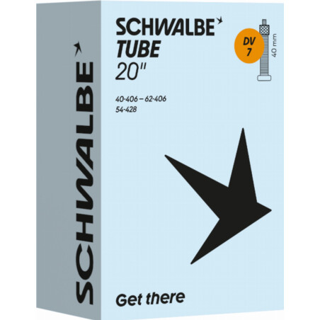 Schwalbe Standard Schlauch 20" NR. 7 schwarz ETRTO...