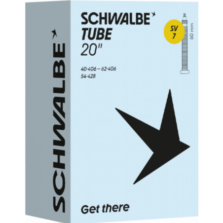 Schwalbe Standard Schlauch 20" NR. 7 schwarz ETRTO 40/62-406