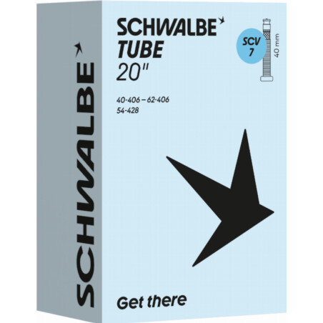 Schwalbe Standard Schlauch 20" NR. 7 schwarz ETRTO 40/62-406